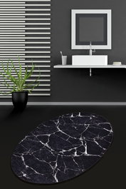 Mijölnir Marble Djt - Black Alfombrilla de Baño